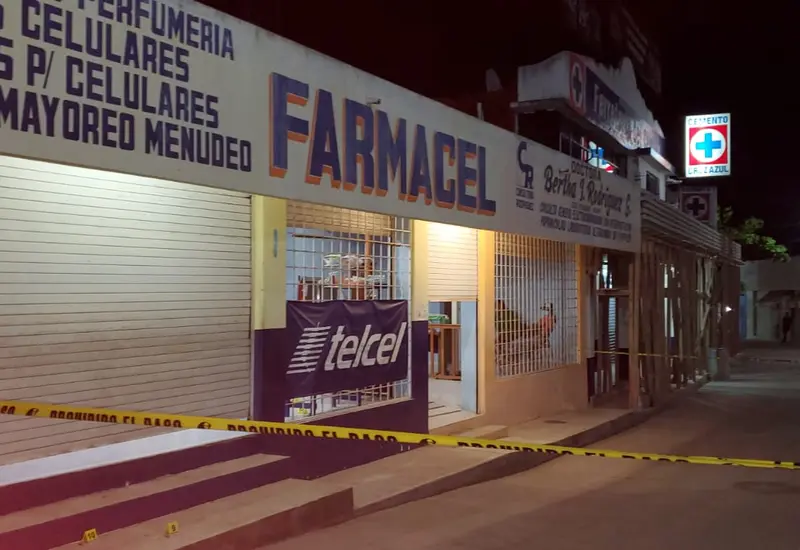 Farmacia donde ocurrió el homicidio