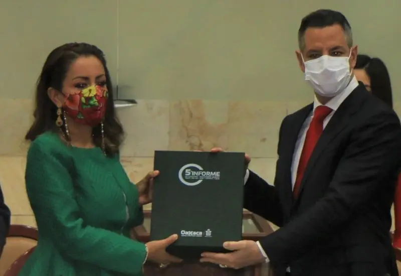 Mariana Benitez y Alejandro Murat