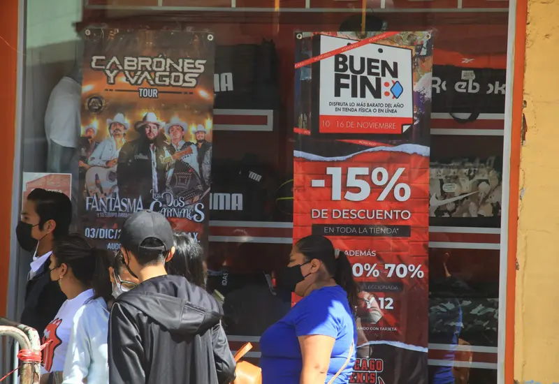 Letrero en tienda