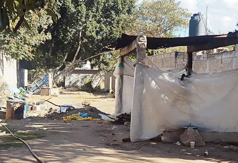 Casa de secuestradores en Zimatlán