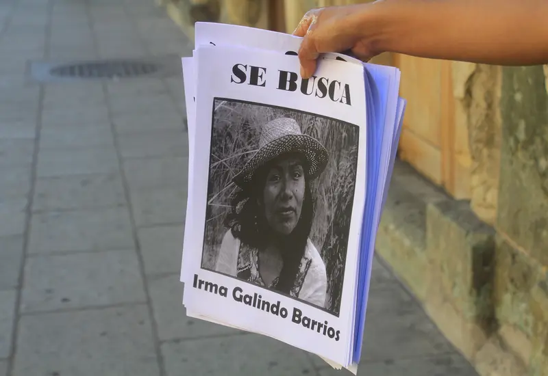 Búsqueda de Irma Galindo.