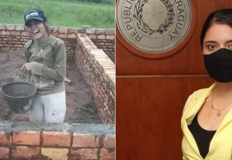 Abogada comenzó trabajando como albañil.