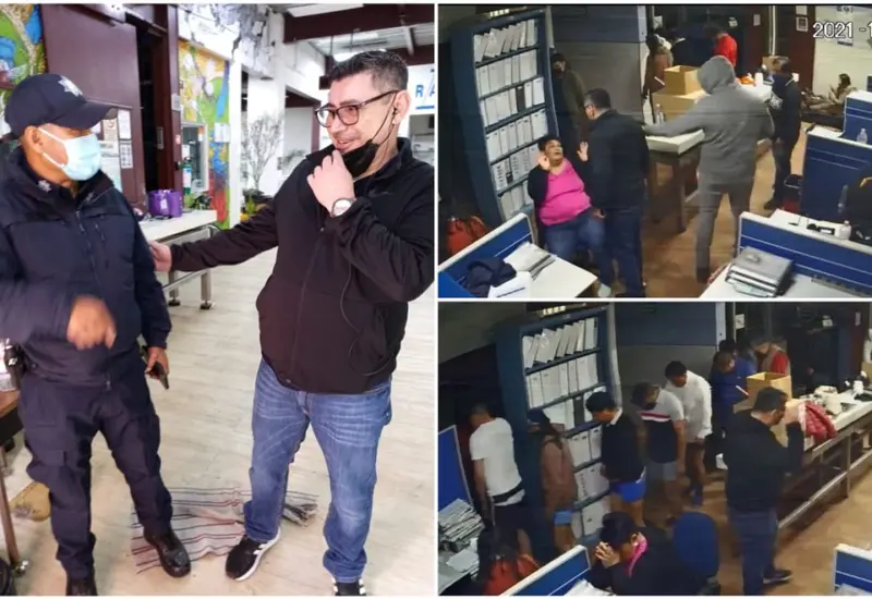 Presunto ladrón aseguró a policías ser empleado de tienda mientras sus compañeros la asaltaban. 