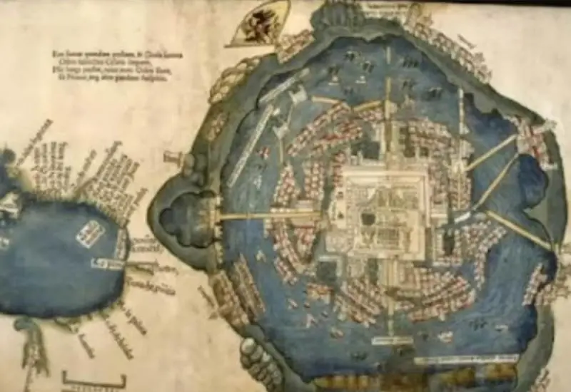  Mapa la gran Tenochtitlan