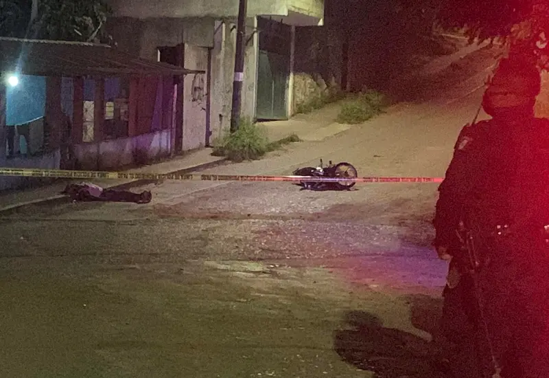 Moto accidentada