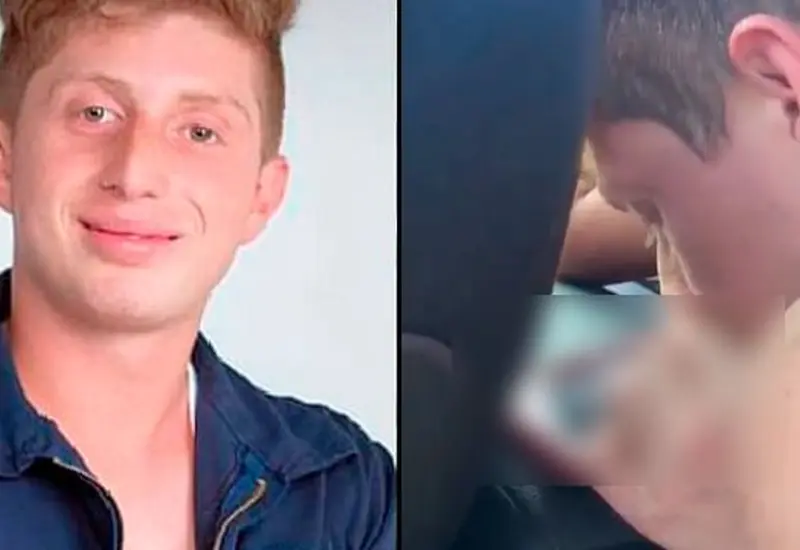 En el material el actor se ve acompañado de otros jóvenes quienes grabaron su extraña conducta.