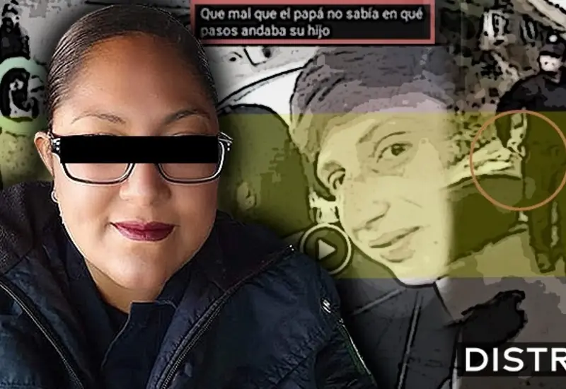 "Que mal que el papá no sabía en qué pasos andaba su hijo", escribió en Twitter la oficial.