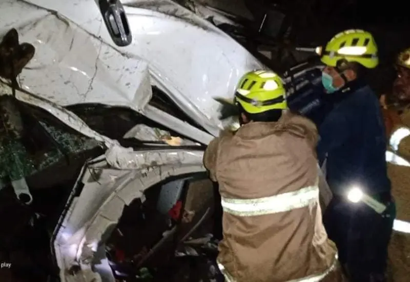 Camionero prensado