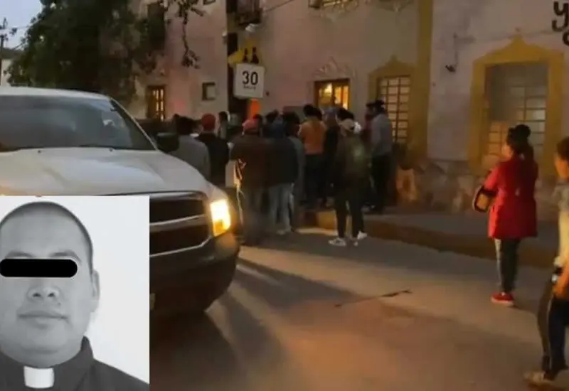 El sacerdote Gerardo N, de 28 años, habría intentado agredir sexualmente a una niña, pero la madre se dio cuenta y pidió ayuda.