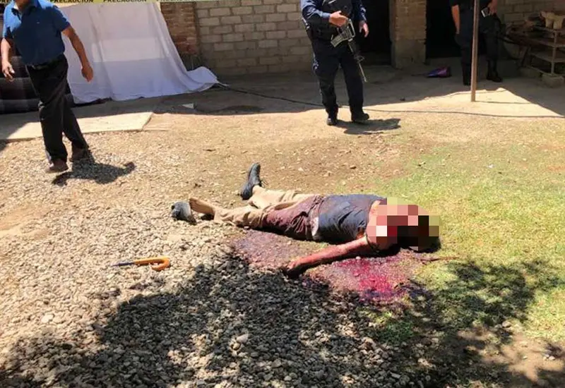 Hombre asesinado