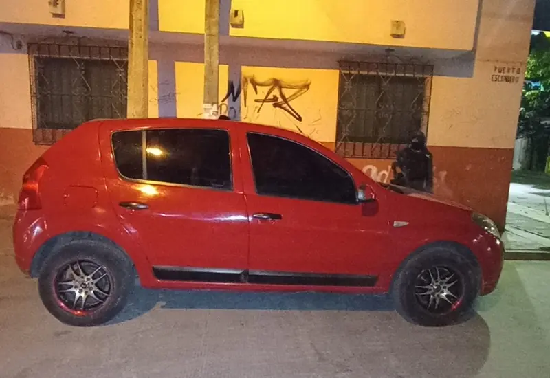 Vehículo rojo