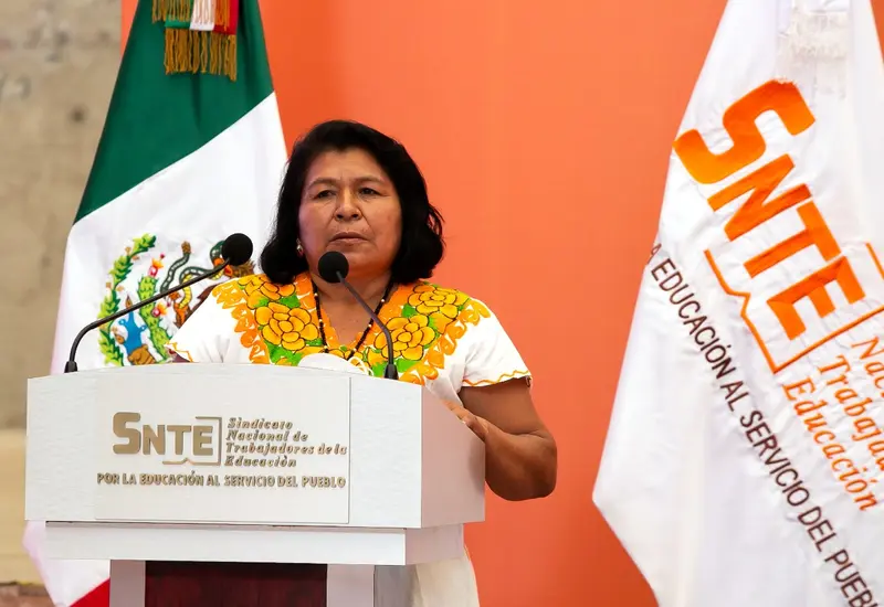 Josefina María Peláez obtuvo el primer lugar en la categoría de educación primaria indígena. (Octavio Vélez Ascencio) 