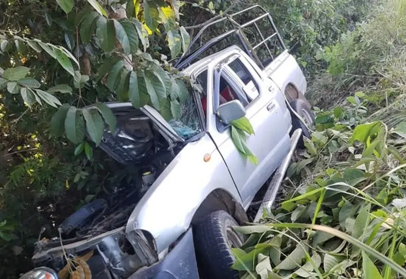 accidente camioneta 