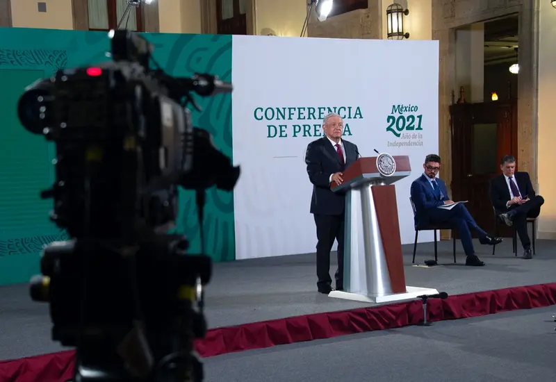 AMLO en conferencia de prensa