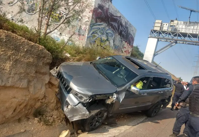 Camioneta accidentada