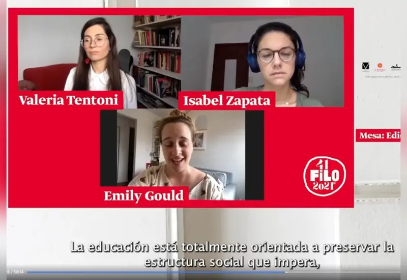Charla virtual en programa FILO