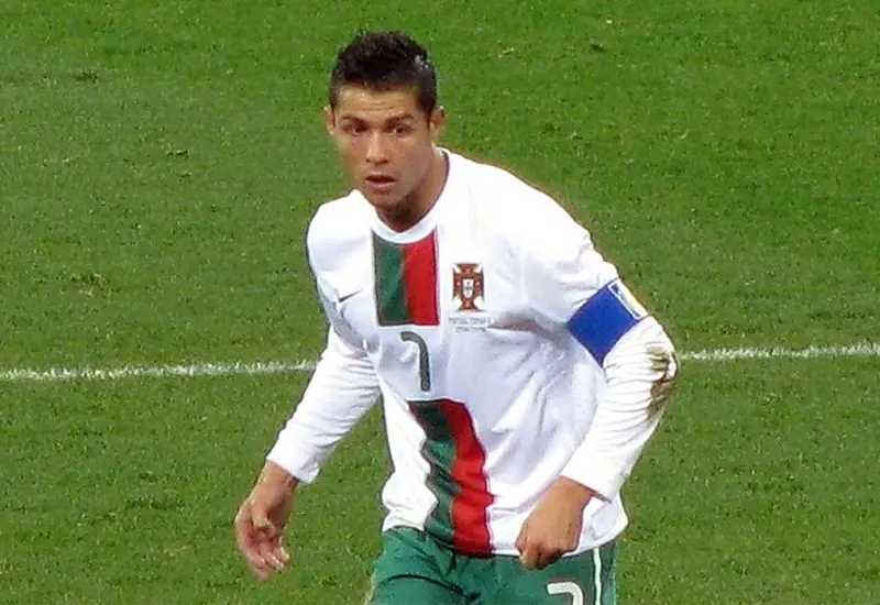 Cristiano Ronaldo jugando