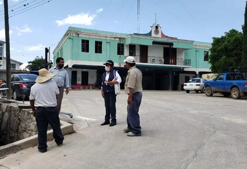Autoridades de San Miguel Huautla