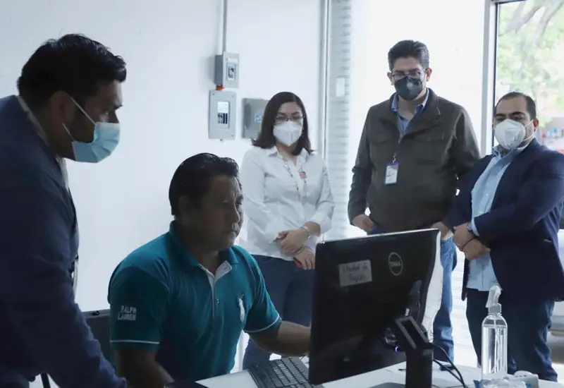 Personas en aplicación de examen