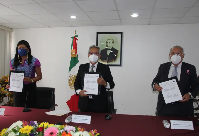 Firman convenio Sepia y SSPO