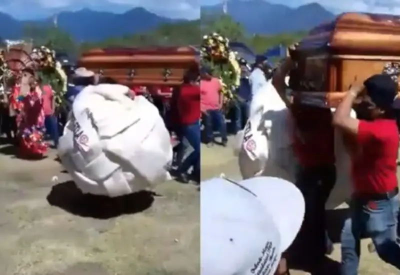 Funeral con botarga de quesillo.