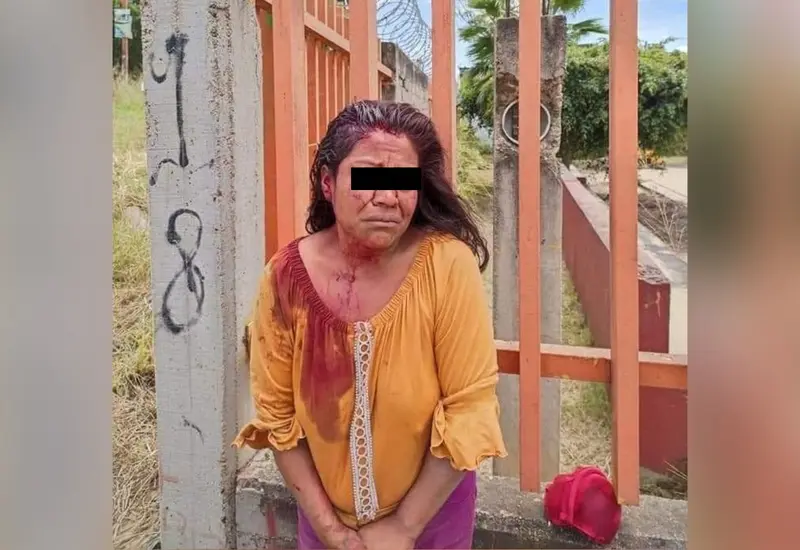 Ladrona sometida y golpeada por vecinos