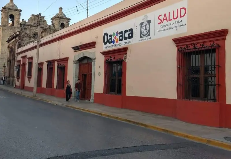 Oficinas de los Servicios de Salud de Oaxaca, captura de Google Maps