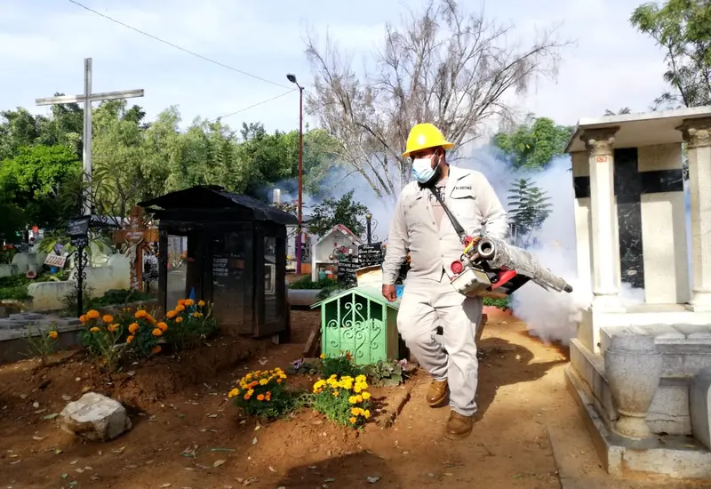 Fumigación de panteones