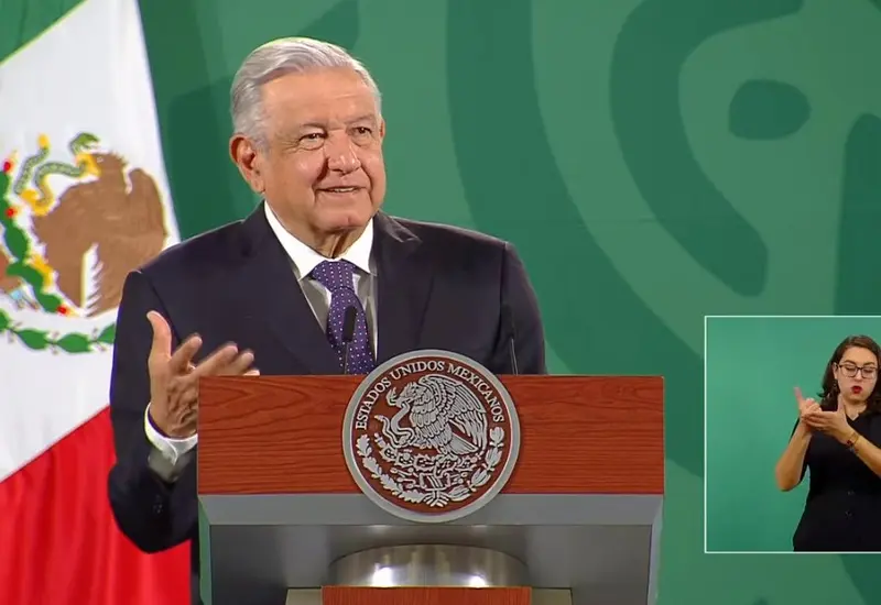 Amlo en la mañanera desde México