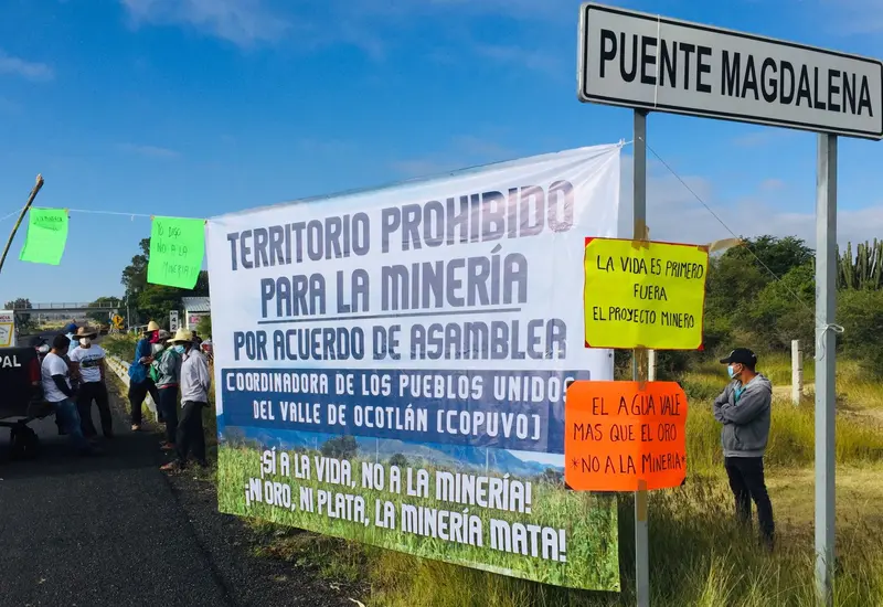 protesta mina