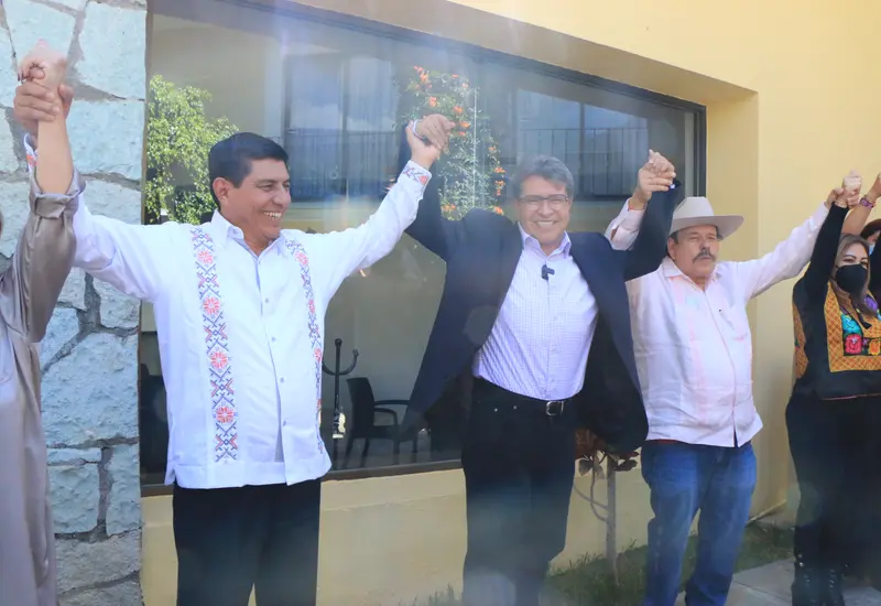 Ricardo Monreal y Salomón Jara