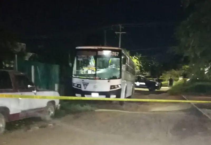 Suicidio en camión