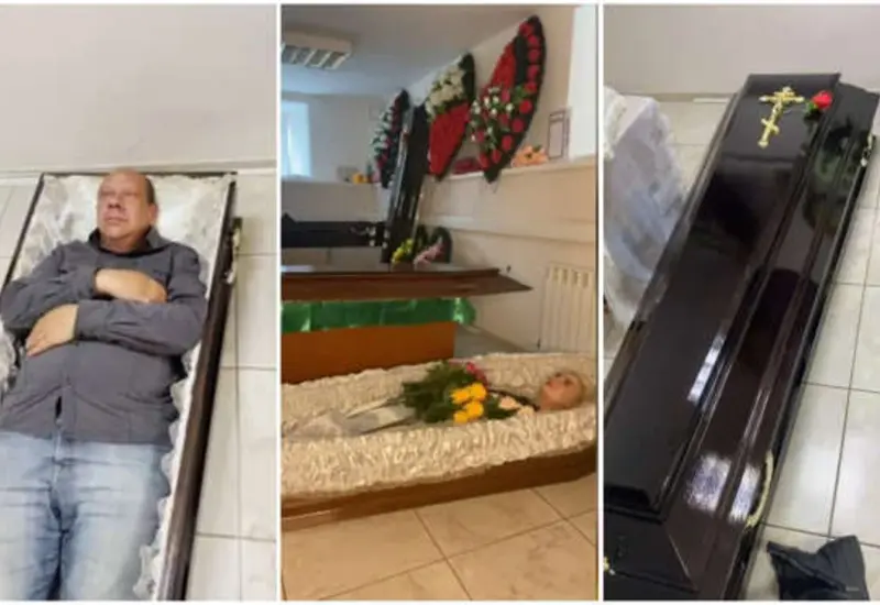 La terapia consiste en que las personas se recuesten dentro de los ataúdes durante algunas horas con el objetivo de que se olviden de sus problemas y puedan reencontrarse con el presente.