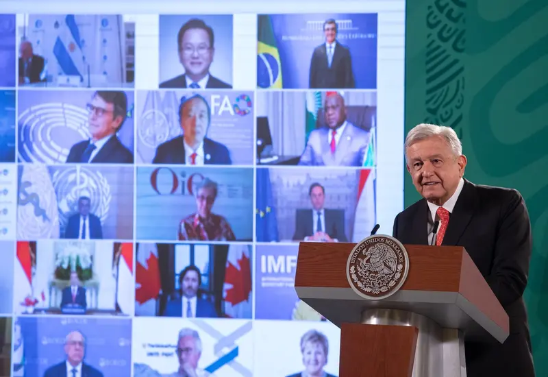 López Obrador en cumbre de CELAC