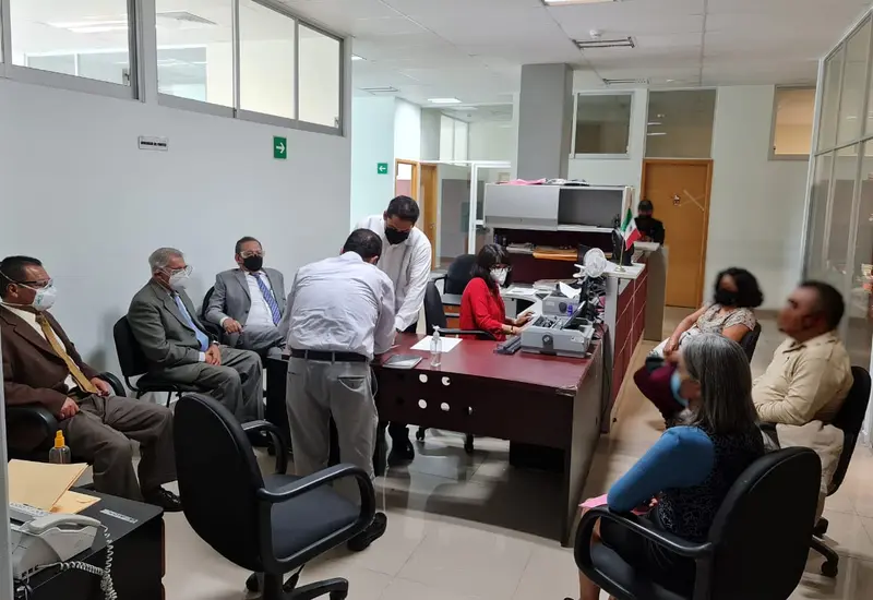 Continúan trabajando de forma presencial para dar seguimiento y atención a los asuntos que son de su competencia. Foto: Cortesía