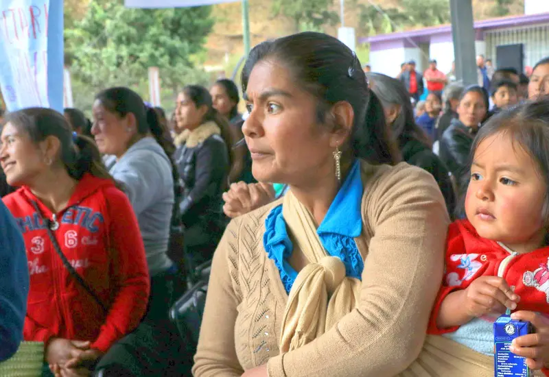mujer indígena en Oaxaca