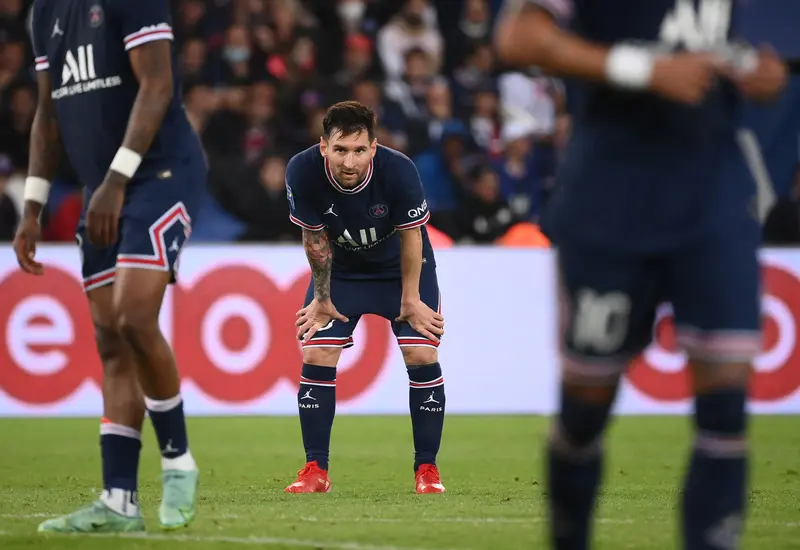 Lionel Messi jugando