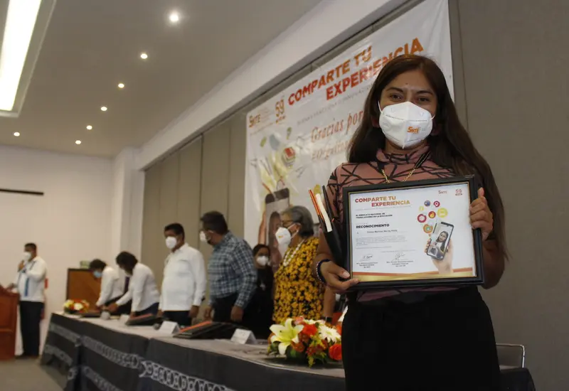 El delegado especial de la Sección 59 dijo que los profesores compartieron generosamente sus prácticas educativas desarrolladas durante el confinamiento. (Octavio Vélez Ascencio)