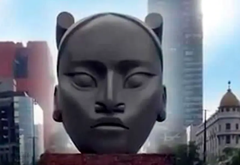  La escultura del artista no sustituirá a la de Cristóbal Colón. Pedro Reyes,Foto: Agencia Reforma
