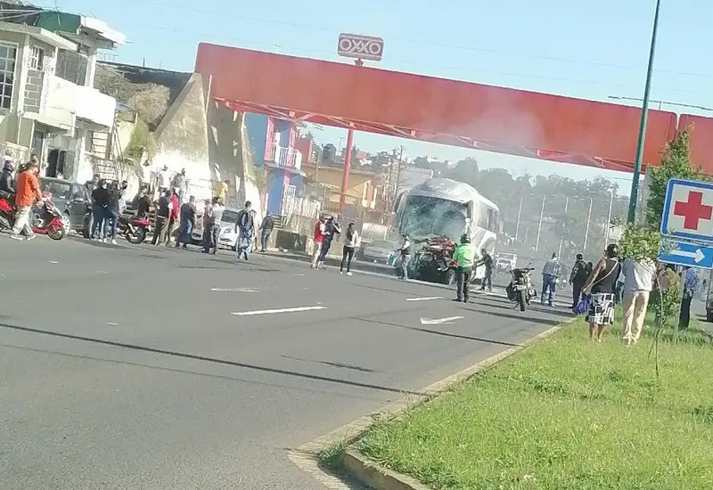 Los hechos ocurrieron en el bulevar Xalapa-Banderilla, en Xalapa, Veracruz.