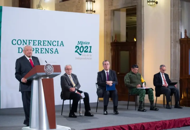 Amlo en la mañanera desde México