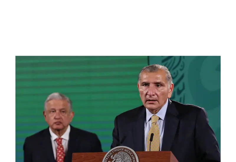 Amlo y secretario de gobernación