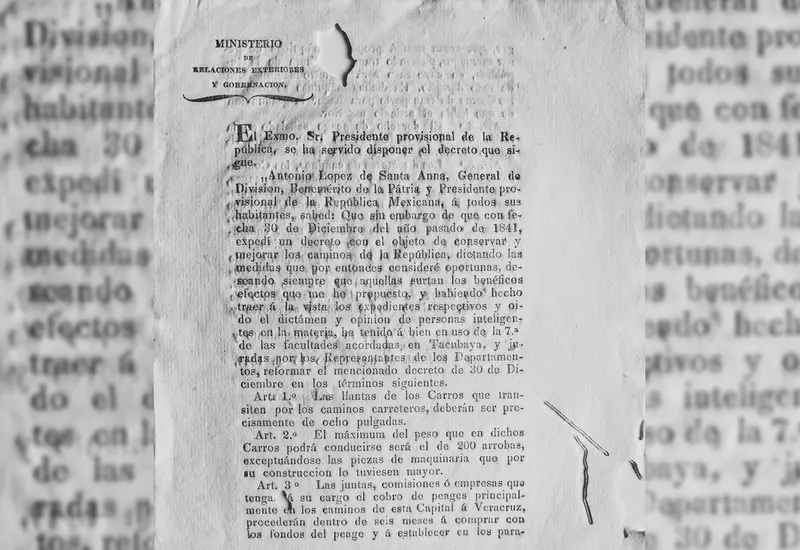 Fondo: Gobierno. Sección: Comunicaciones y transportes. Serie: Caminos nacionales y estatales. Subserie: Correspondencia.