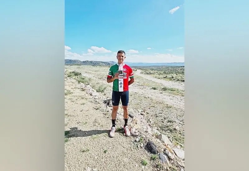 Ciclista de Oaxaca con presea