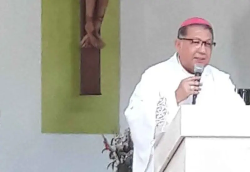 Crispín Ojeda Márquez, obispo de Tehuantepec.