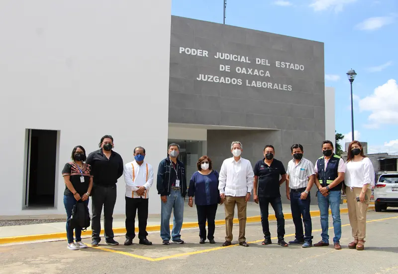 Fachada del nuevo juzgado laboral de Oaxaca