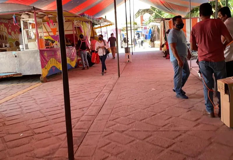 Comerciantes en la feria de Huajuapan