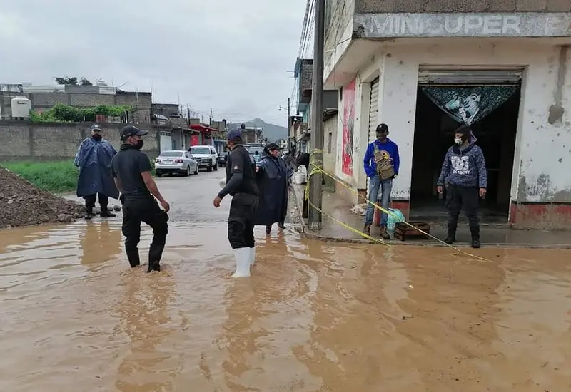 Inundaciones en la mixteca