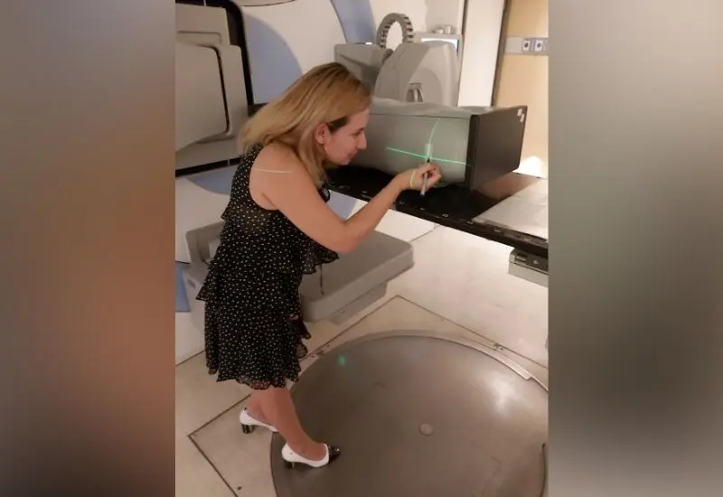 La investigadora en física médica 