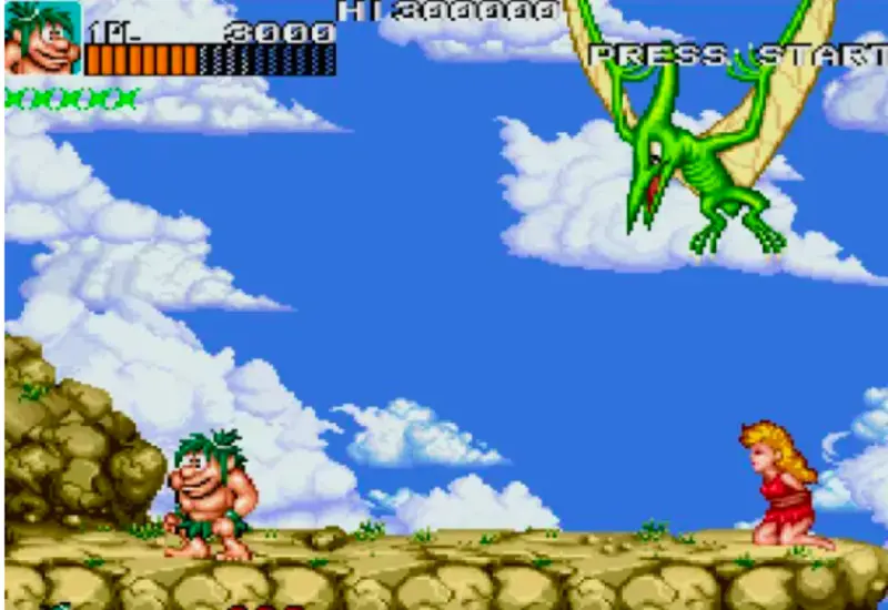 Videojuego Joe and Mac Caveman Ninja